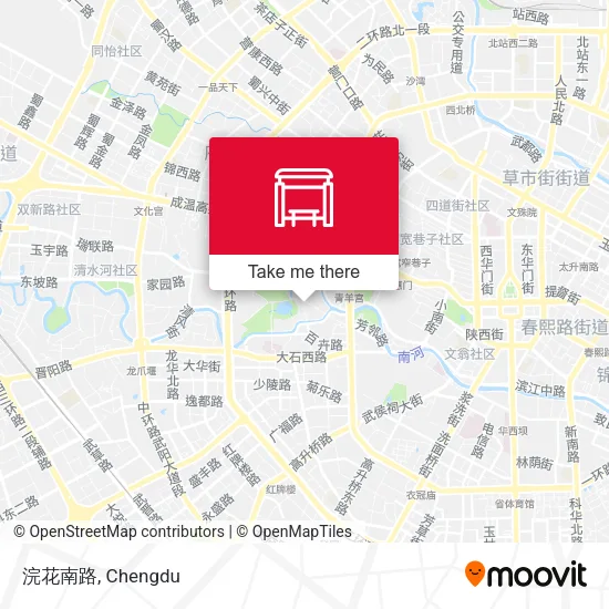 浣花南路 map