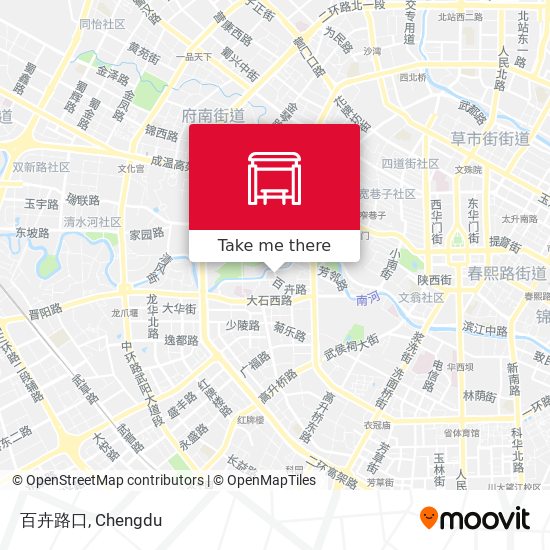 百卉路口 map