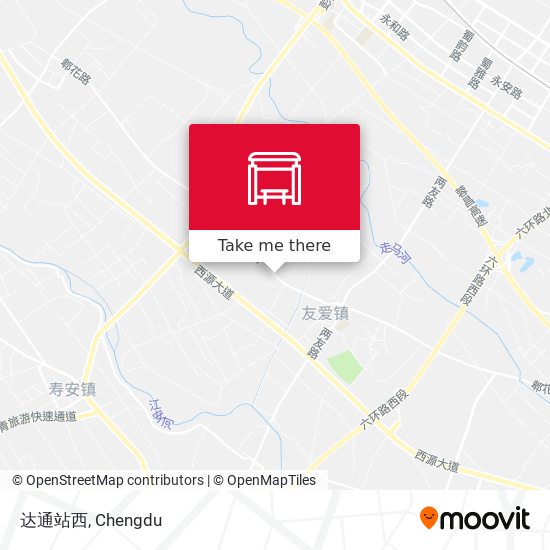 达通站西 map