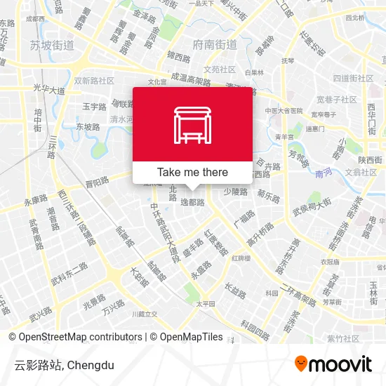 云影路站 map