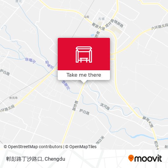 郫彭路丁沙路口 map
