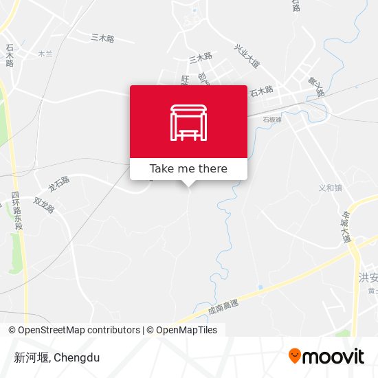 新河堰 map