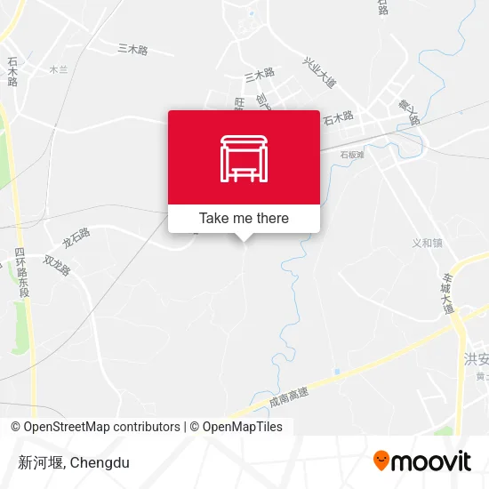 新河堰 map