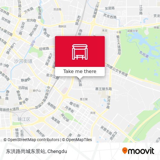 东洪路尚城东景站 map