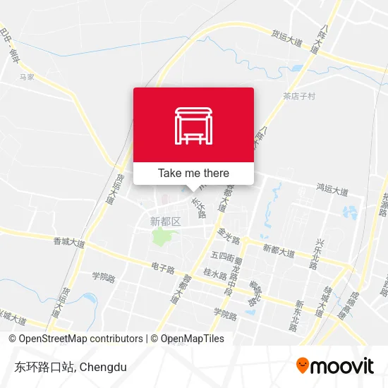 东环路口站 map