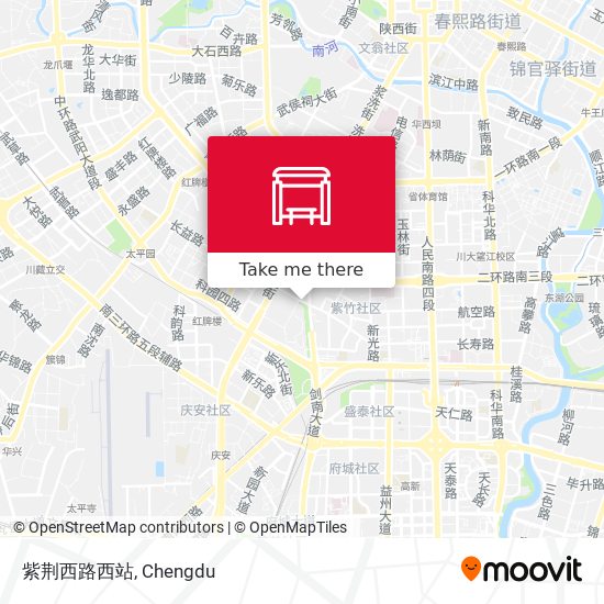 紫荆西路西站 map