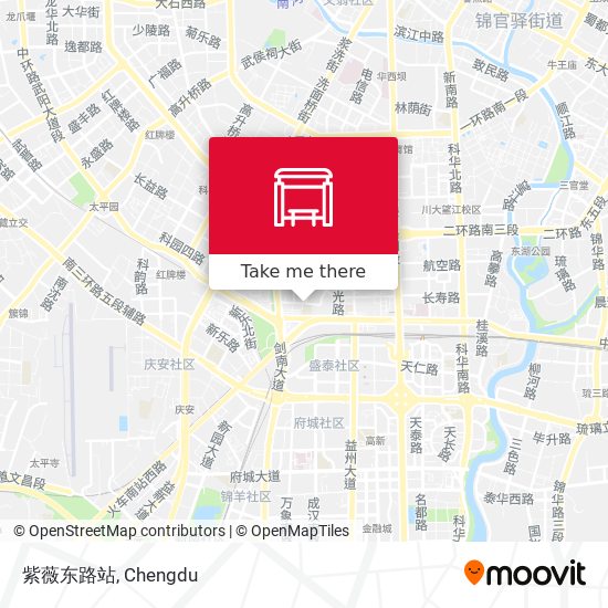 紫薇东路站 map