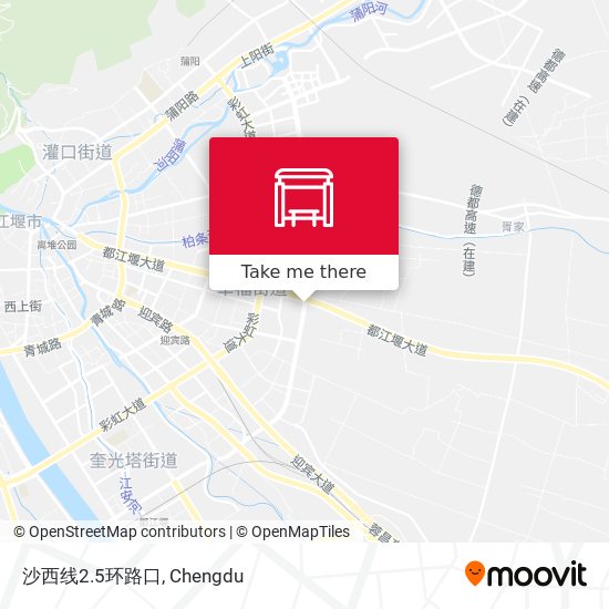 沙西线2.5环路口 map