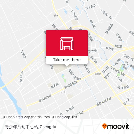 青少年活动中心站 map