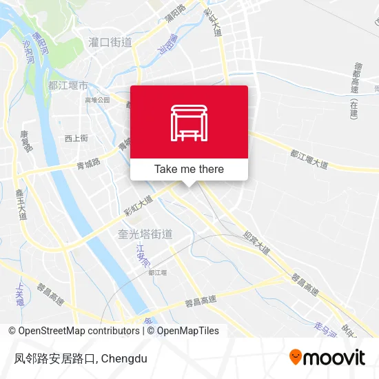 凤邻路安居路口 map