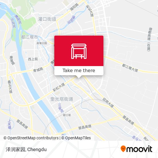 泽润家园 map