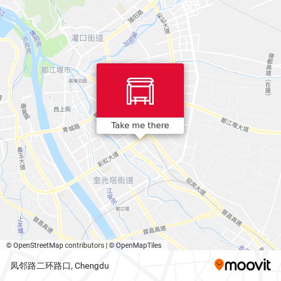 凤邻路二环路口 map