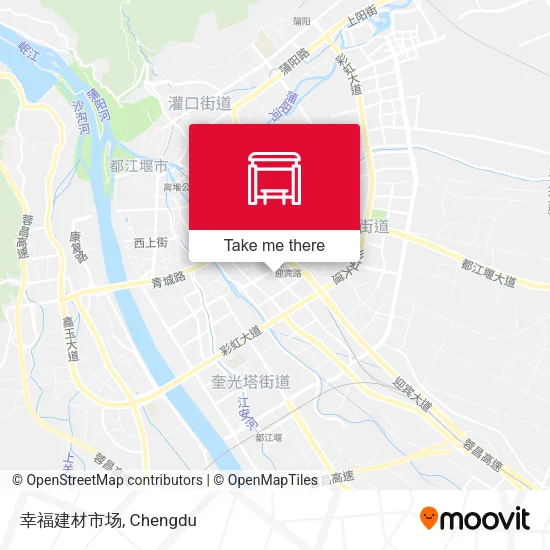幸福建材市场 map