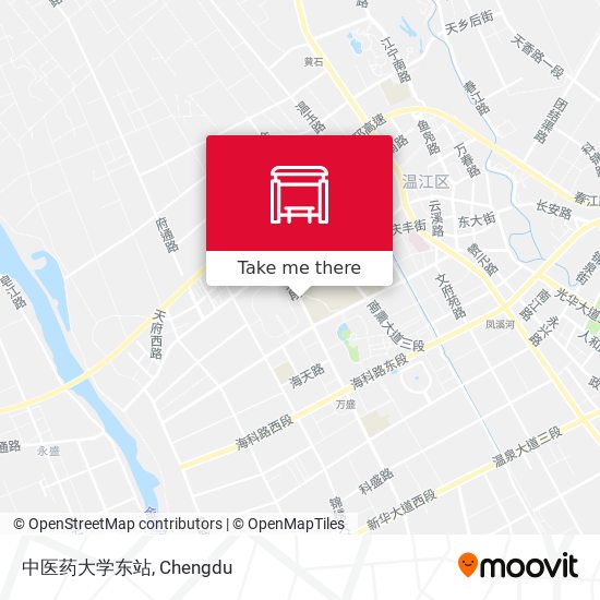 中医药大学东站 map