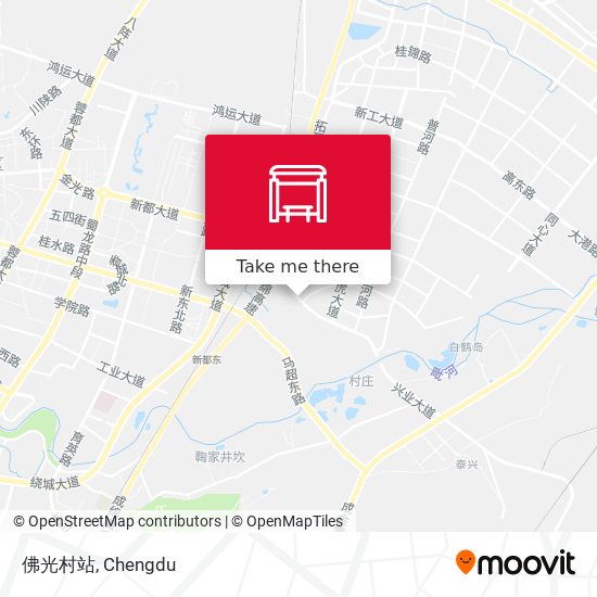 佛光村站 map
