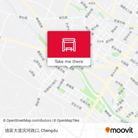 德富大道滨河路口 map