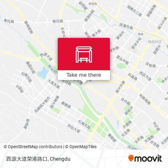 西源大道荣港路口 map