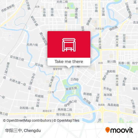 华阳三中 map