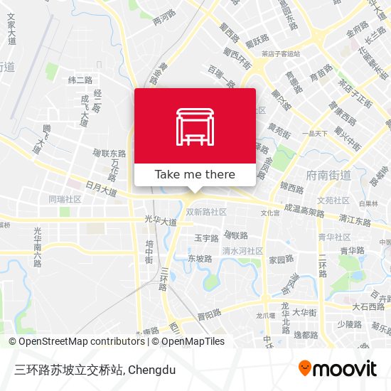 三环路苏坡立交桥站 map