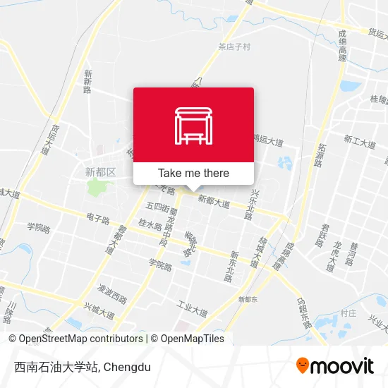 西南石油大学站 map