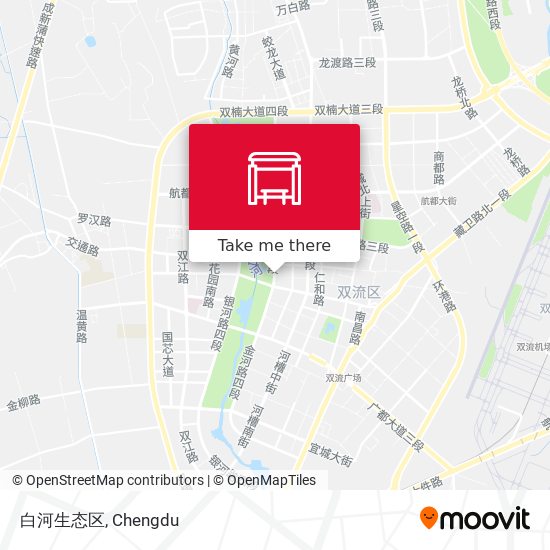 白河生态区 map