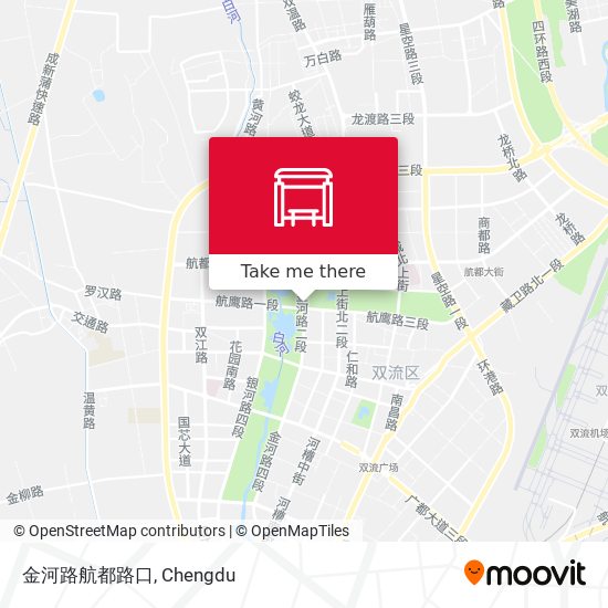 金河路航都路口 map