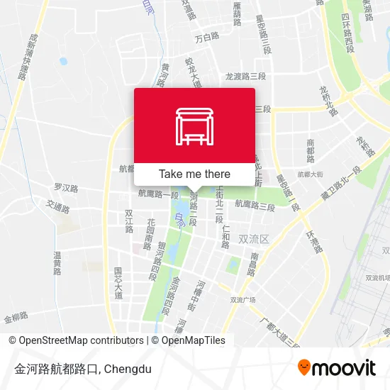 金河路航都路口 map