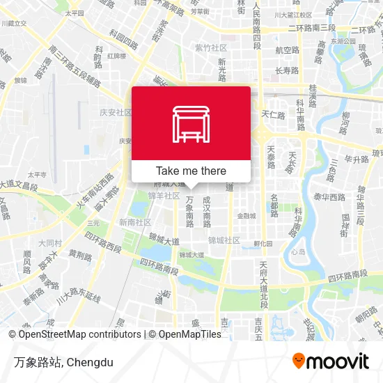 万象路站 map