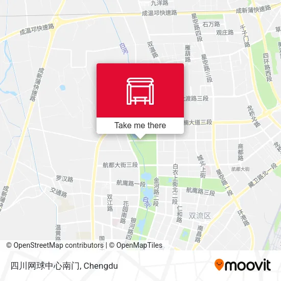 四川网球中心南门 map