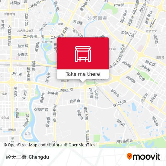 经天三街 map