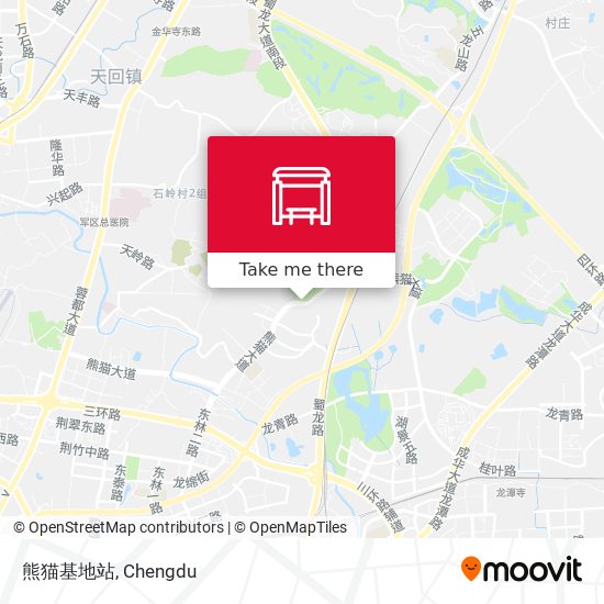 熊猫基地站 map