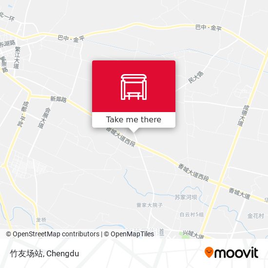 竹友场站 map