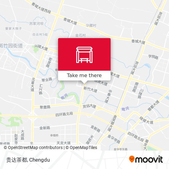 贵达茶都 map