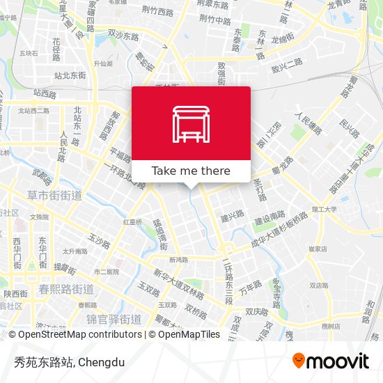秀苑东路站 map
