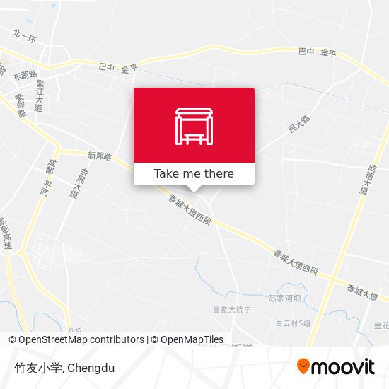 竹友小学 map