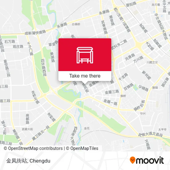 金凤街站 map
