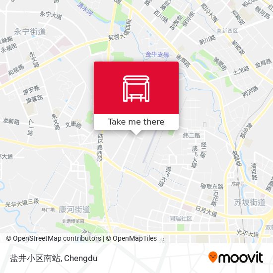 盐井小区南站 map