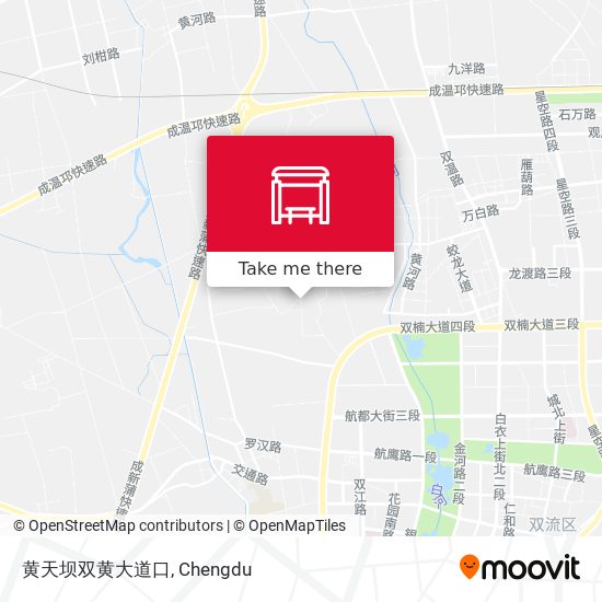 黄天坝双黄大道口 map