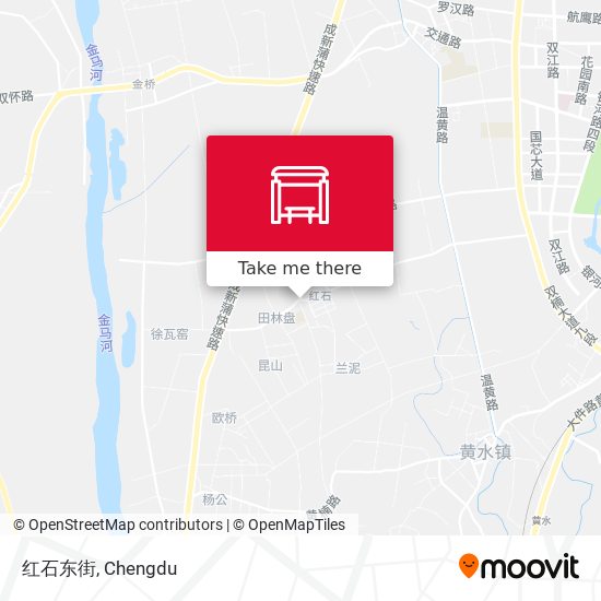 红石东街 map