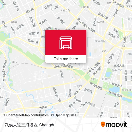 武侯大道三河段西 map