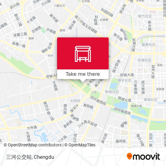 三河公交站 map