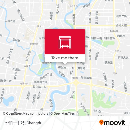 华阳一中站 map
