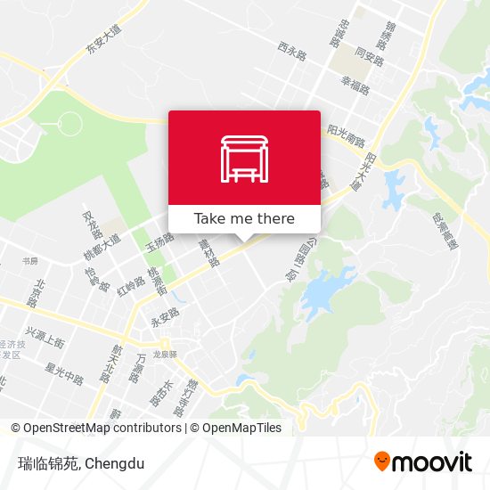 瑞临锦苑 map