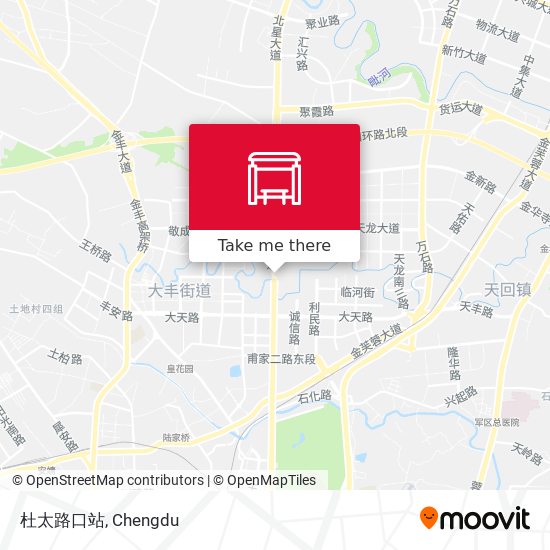 杜太路口站 map
