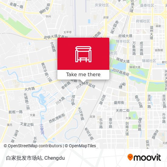 白家批发市场站 map