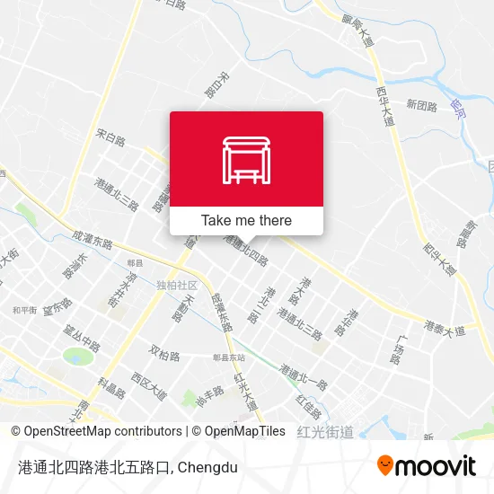 港通北四路港北五路口 map