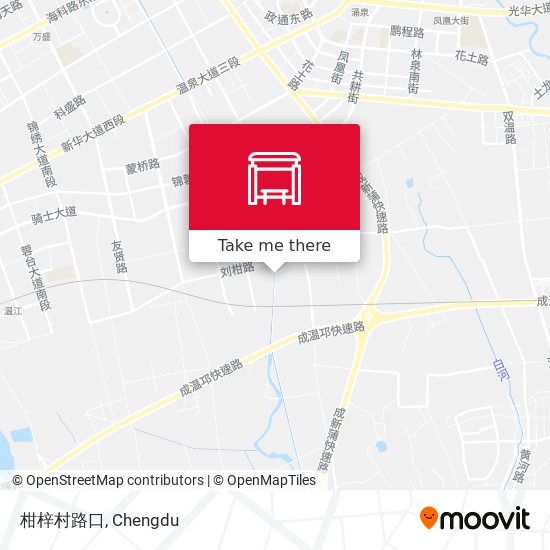 柑梓村路口 map