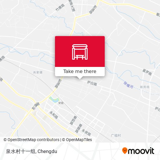 泉水村十一组 map