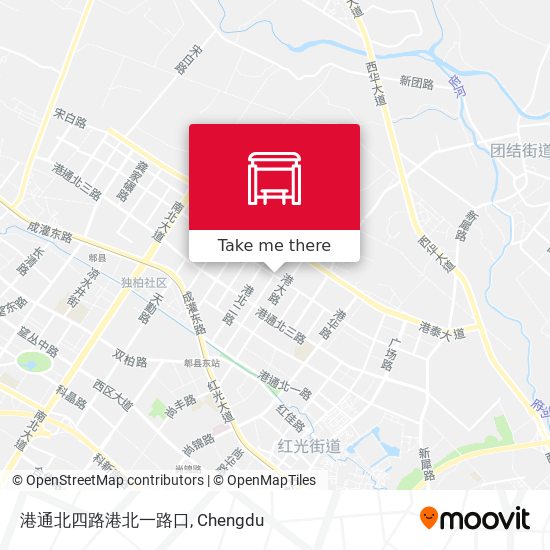 港通北四路港北一路口 map