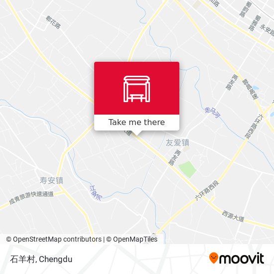 石羊村 map